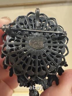 Rare Vtg 1950s Signed Original by Robert Pinecone & Leaf Brooch Pendant