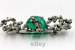 Schreiner Of Ny Rare Vintage Wide Bar Pin Brooch Is In Perfect Condition