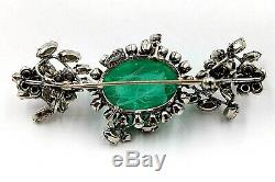 Schreiner Of Ny Rare Vintage Wide Bar Pin Brooch Is In Perfect Condition