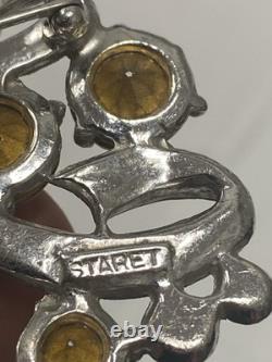 Stunning vintage Circa 1935 Staret rhinestone Brooch