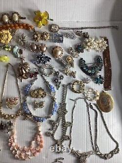 TRUE Vintage Haskell, Coro, Bogoff, Ciner, Rhinestone Costume Jewelry Repair Lot