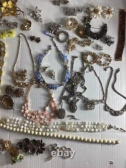 TRUE Vintage Haskell, Coro, Bogoff, Ciner, Rhinestone Costume Jewelry Repair Lot