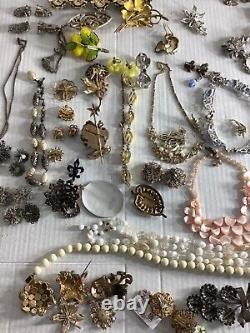 TRUE Vintage Haskell, Coro, Bogoff, Ciner, Rhinestone Costume Jewelry Repair Lot