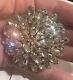 VTG Kramer Signed silver tone CLEAR & SPARKLY Broochlg appx 3x3 Offers Welcome