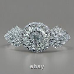 Vintage 1930s Art Deco CORO DUETTE Rhinestone Brooch Pin Hair Clip Pat 1852188