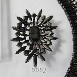 Vintage 1960s Sherman Siam Red Brooch, Bracelet, And Earrings Parure Verified