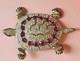 Vintage 40s CORO Adolph Katz Turtle Rhinestone Brooch Collectible Rare