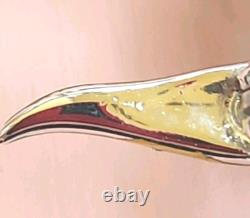 Vintage 40s CORO Adolph Katz Turtle Rhinestone Brooch Collectible Rare