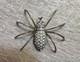 Vintage Adolph Katz for Coro Rare Spider Brooch with Rhinestones Patent, 1937