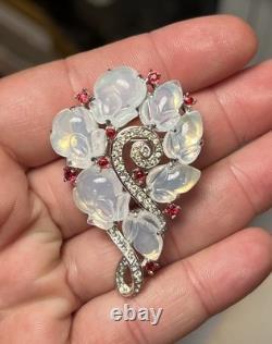 Vintage Alfred Philippe Crown Trifari Tutti Frutti Fruit Salad Moonstone Brooch