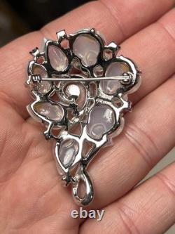 Vintage Alfred Philippe Crown Trifari Tutti Frutti Fruit Salad Moonstone Brooch