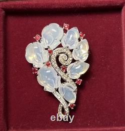 Vintage Alfred Philippe Crown Trifari Tutti Frutti Fruit Salad Moonstone Brooch