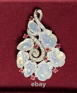 Vintage Alfred Philippe Crown Trifari Tutti Frutti Fruit Salad Moonstone Brooch