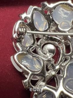 Vintage Alfred Philippe Crown Trifari Tutti Frutti Fruit Salad Moonstone Brooch