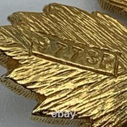 Vintage Boucher Strawberry Pin Brooch Clip Earrings Set Enamel Rhinestones Box