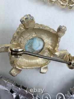Vintage Brooch Lot 14 Weiss, Sarah Coventry, Monet, Oscar De La Renta, Rucinni
