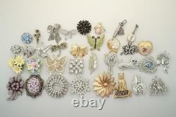 Vintage Brooch Lot Of 30 Monet Coventry