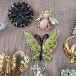 Vintage Brooch Lot Of 30 Monet Coventry