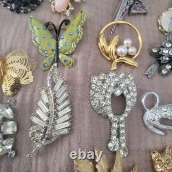 Vintage Brooch Lot Of 30 Monet Coventry