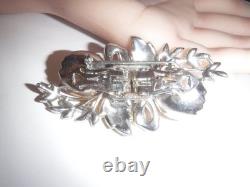 Vintage CORO Quivering Magnolia Duette Brooch Tremblet 1930's Magnificent