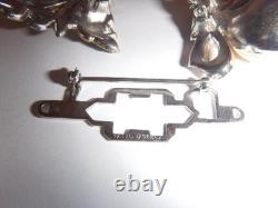 Vintage CORO Quivering Magnolia Duette Brooch Tremblet 1930's Magnificent