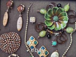 Vintage Costume Jewelry Lot Weiss, Regency, Kramer, Art, Trifari, 925