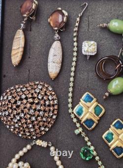 Vintage Costume Jewelry Lot Weiss, Regency, Kramer, Art, Trifari, 925