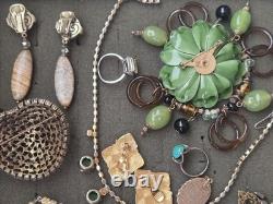 Vintage Costume Jewelry Lot Weiss, Regency, Kramer, Art, Trifari, 925