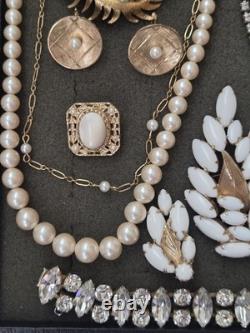 Vintage Costume Jewelry Lot Weiss, Regency, Kramer, Art, Trifari, 925