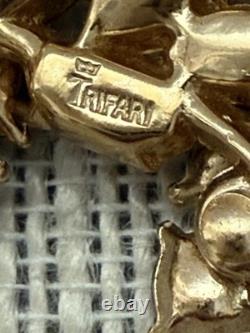 Vintage CrownTrifari Dark & Light Amethyst Rhinestone Brooch