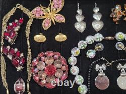 Vintage Designer Jewelry Lot Corocraft, Trifari, Weiss, KJL, Chr. Dior