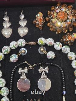 Vintage Designer Jewelry Lot Corocraft, Trifari, Weiss, KJL, Chr. Dior