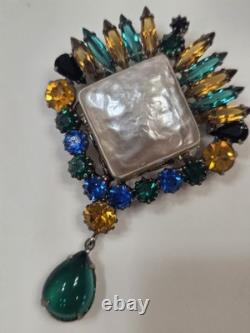 Vintage Designer Jewelry Lot Corocraft, Trifari, Weiss, KJL, Chr. Dior