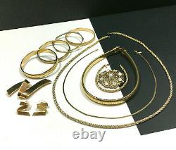 Vintage Designer SIGNED JEWELRY LOT Necklace, Brooch, Earrings, Bracelet MM29zm