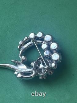 Vintage Eisenberg Circa 1955 Art Deco Brilliant Brooch