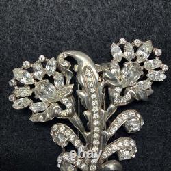Vintage Eisenberg Original Signed Floral Spray Brooch