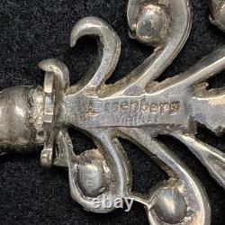 Vintage Eisenberg Original Signed Floral Spray Brooch