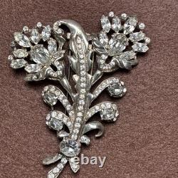 Vintage Eisenberg Original Signed Floral Spray Brooch