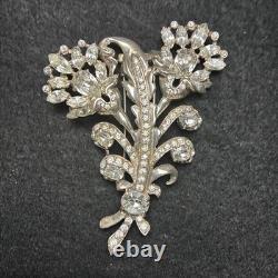 Vintage Eisenberg Original Signed Floral Spray Brooch