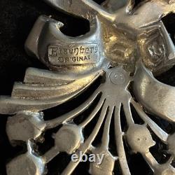 Vintage Eisenberg Original Signed Rhinestone Brooch