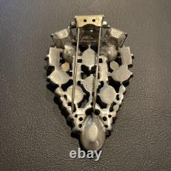 Vintage Eisenberg Original Signed Waterfall Teardrop Brooch