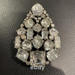 Vintage Eisenberg Original Signed Waterfall Teardrop Brooch