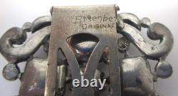 Vintage Eisenberg Rhinestone Oversized 3x4in Fur Clip Big Rhinestones