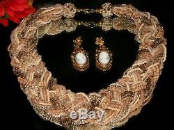 Vintage Estate Mixed Victorian Jewelry Lot Cameo Ab Rs Bib Rings Necklace Brooch