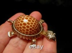 Vintage Estate Turtle Brooch Pin Lot Jj Monet Spain Juliana Ab Rs Jewelry Enamel