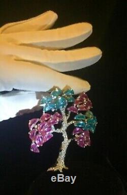 Vintage Extremely RARE Alfred Philippe Crown Trifari TREE Fur Clip Brooch
