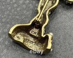 Vintage Heidi Daus Disney Beauty & the Beast Lumiere Crystal Rhinestone Brooch