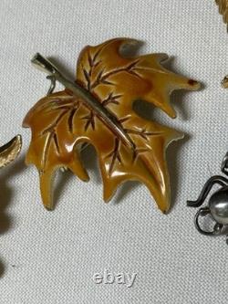 Vintage, High End Brooches. Very Rare Collection of Five