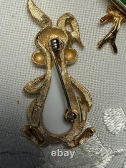 Vintage, High End Brooches. Very Rare Collection of Five