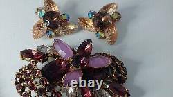 Vintage High End Rhinestone Jewelry Lot signed ANTIQUE ESTATE 350 PIECES & SETS